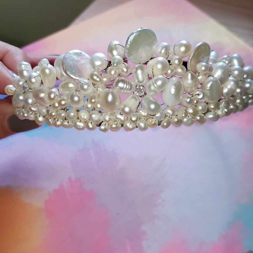 Nakamol pearl princess tiara